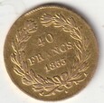 40  FRANCS  1833 A