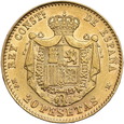 Hiszpania, 20 Pesetas 1890 r.