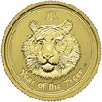 Australia, 15 Dolarów Rok Tygrysa 2010 r.