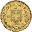 Szwajcaria, 20 Franków 1896 r.