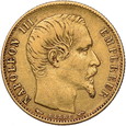 Francja, 5 Franków 1854 r.