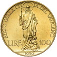 Watykan, 100 Lire 1930 r. Rzadka!