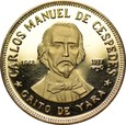 Kuba, 100 Pesos Carlos Manuel de Cespedes 1977 r.