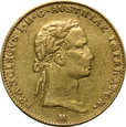 Austria, 1/2 Sovrano 1835 r.
