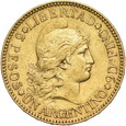 Argentyna, 5 Pesos 1886 r.