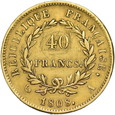 Francja, 40 Franków 1808 r. A