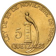 Gwatemala, 5 Quetzales 1926 r.