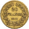 Francja, 20 Franków 1840 r. A 