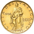 Watykan, 100 Lire 1956 r.