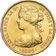 Hiszpania, 10 Escudos 1868 r.