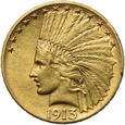 USA, 10 Dolarów 1913 r.  S