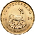 RPA, 1/2 Krugerranda 1984 r.