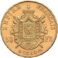 Francja, 50 Franków 1864 r. 