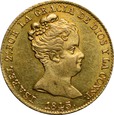 Hiszpania, 80 Reales 1845 r. 