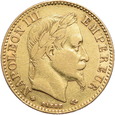Francja, 10 Franków 1862 r. BB