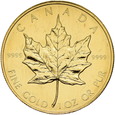 Kanada, 50 Dolarów Kanadyjski Liść Klonu 1988 r. 