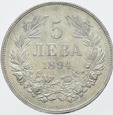 Bulgaria, 5 Lewa 1894 r. 