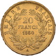 Francja, 20 Franków 1860 r. 