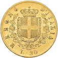 Włochy, 20 Lire 1876 r.