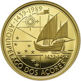 Portugalia, 100 Escudos Odkrycie Azor 1989 r. 