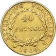 Francja, 40 Franków 1806 r. U