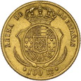 Hiszpania, 100 Realów 1855 r. 