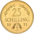 Austria, 25 Schilling 1931 r.
