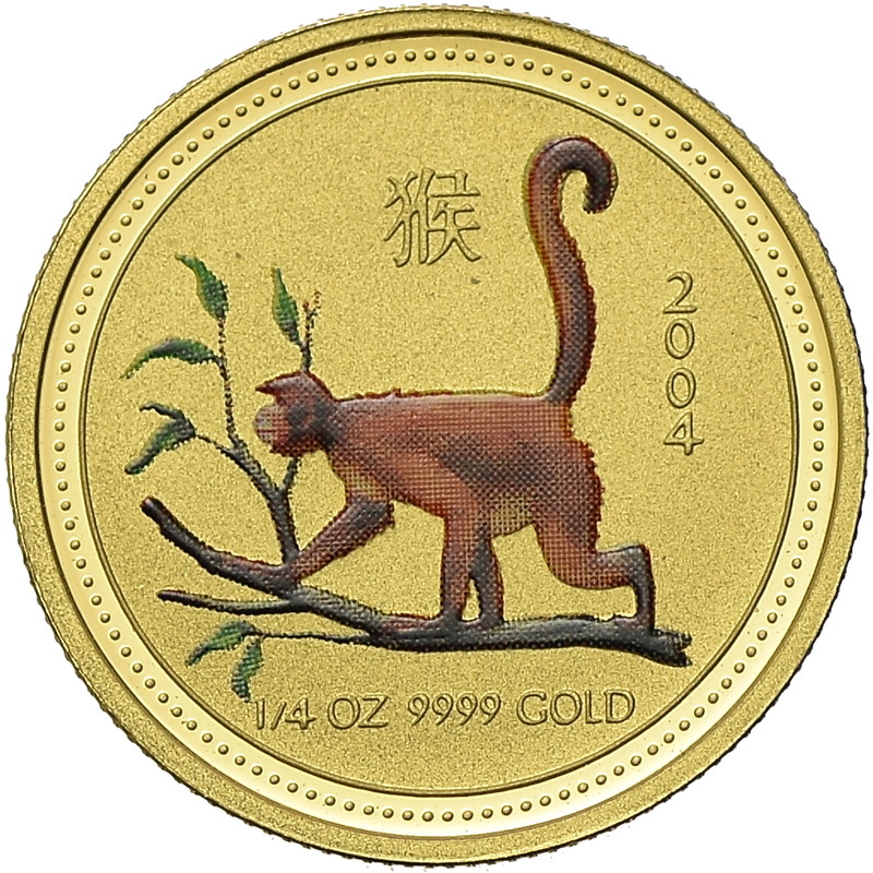 Australia, 25 Dolarów Rok Małpy 2004 r.