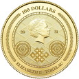 Tokelau, 100 Dolarów Chronos 2021 r. 