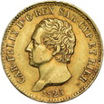 Włochy, Sardynia, 20 Lire 1825 r.