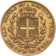 Włochy, Sardynia 20 Lire 1846 r. R