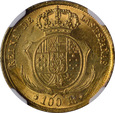 Hiszpania, 100 reales 1855 r. 