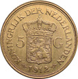 Holandia, 5 guldenów 1912 r.