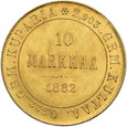 Finlandia, 10 Markkaa 1882 r.