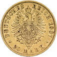 Niemcy, Prussy, 20 marek 1887 r. 