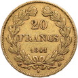 Francja, 20 Franków 1841 r. A