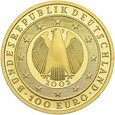 Niemcy, 100 Euro 2002 r. Unia Walutowa