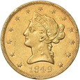 USA, 10 Dolarów 1849 r. 