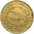 Francja, 40 Franków AN XI (1802 r.) A