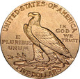 USA, 5 dolarów 1908 r. 