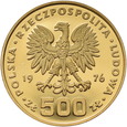 Polska, PRL, 500 zł Pułaski 1976 r. 