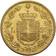Włochy, 20 Lire 1890 r.