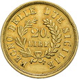 Włochy, Sycylia, 20 Lire Joahim Murat 1813 r.