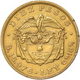 Kolumbia, 10 Pesos 1919 r.