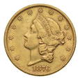 USA, 20 Dolarów 1876 r.