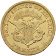 USA, 20 Dolarów 1863 r. S
