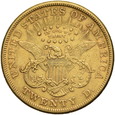 USA, 20 Dolarów 1874 r. CC