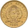 Argentyna, Argentino - 5 Pesos 1888 r.