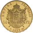 Francja, 50 Franków 1857 r. A