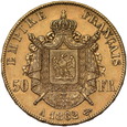 Francja, 50 Franków 1862 r. A